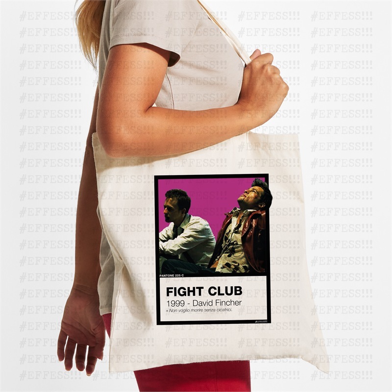 Tote Bag - FIGHT CLUB - PANTONE 225C