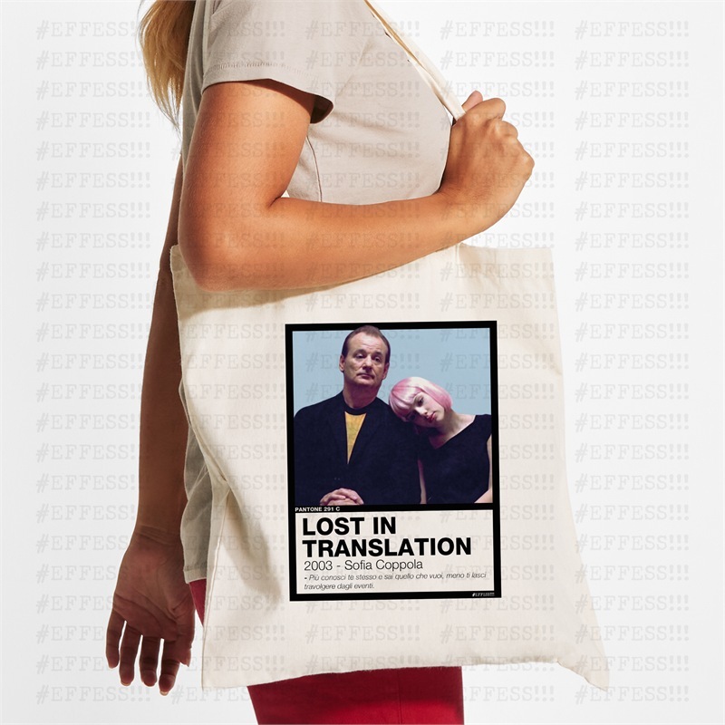 Tote Bag - LOST IN TRANSLATION - PANTONE 291C