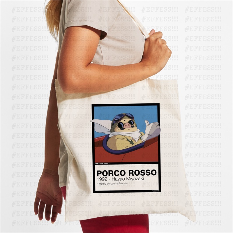 Tote Bag - PORCO ROSSO - PANTONE 7689C