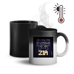 Tazza Magica - SEI SALITO/A DI LIVELLO...ZIO/A