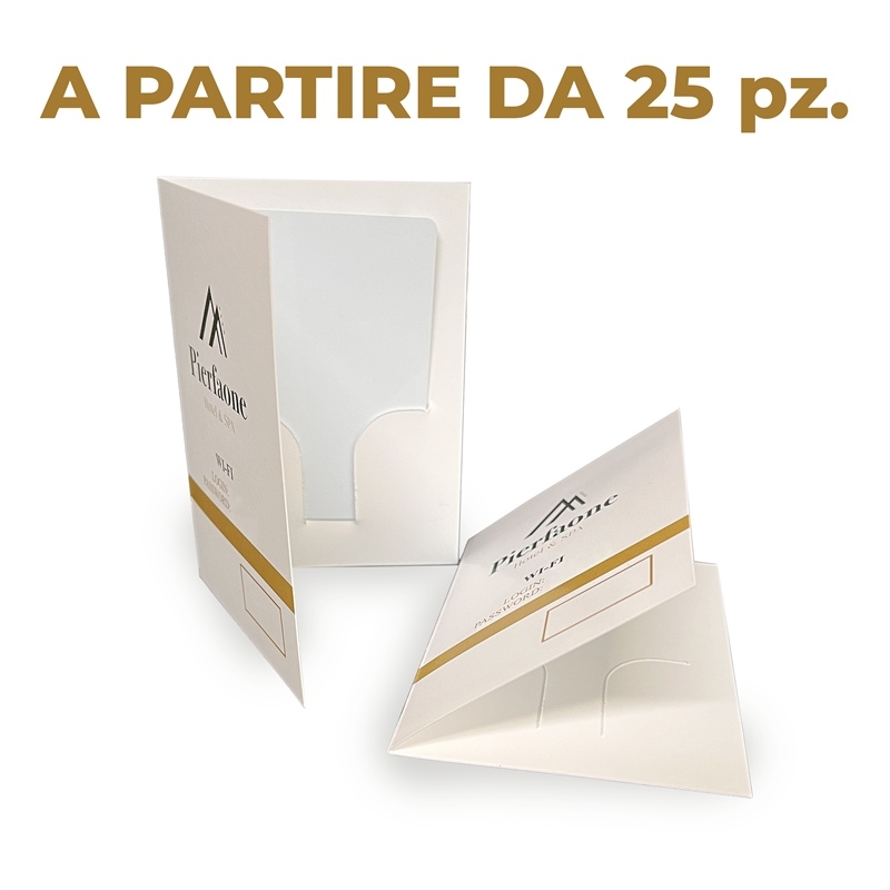 Portatessere su Patinata 350g.