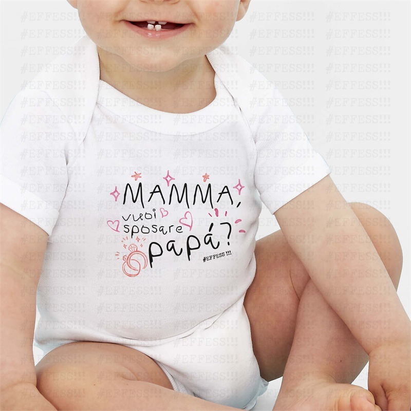 Body Neonato - MAMMA, VUOI SPOSARE PAPÀ?