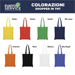 Shopper in TNT - Tote Bag personalizzate con logo a colori