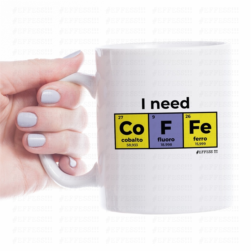 Tazza - Questione di Chimica - I NEED COFFEE