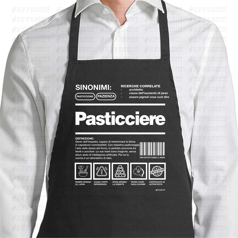 Grembiule Parannanza - Arte e Mestieri - PASTICCIERE