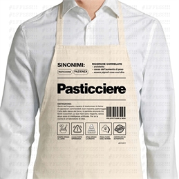 Grembiule Parannanza - Arte e Mestieri - PASTICCIERE