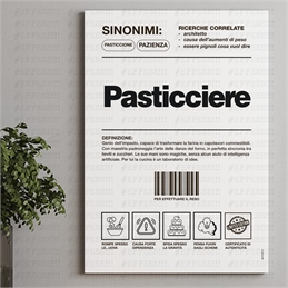 Quadretto - Arte e Mestieri - PASTICCIERE