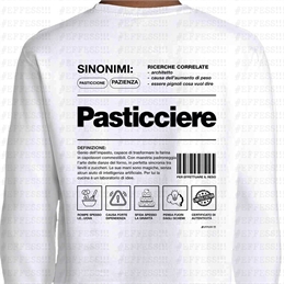 Felpe Girocollo - Arte e Mestieri - PASTICCIERE