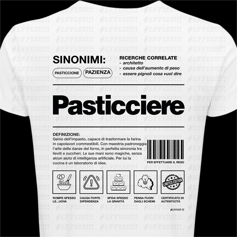 T-Shirt Mestieri - Arte e Mestieri - PASTICCIERE