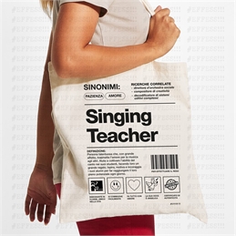 Tote Bag Mestieri - SINGING TEACHER