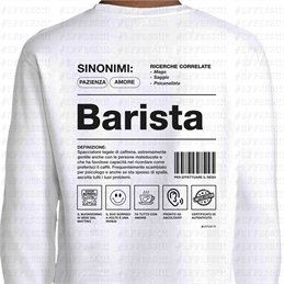 Felpa Arte e Mestieri - BARISTA