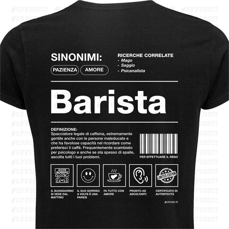 T-Shirt Mestieri - BARISTA