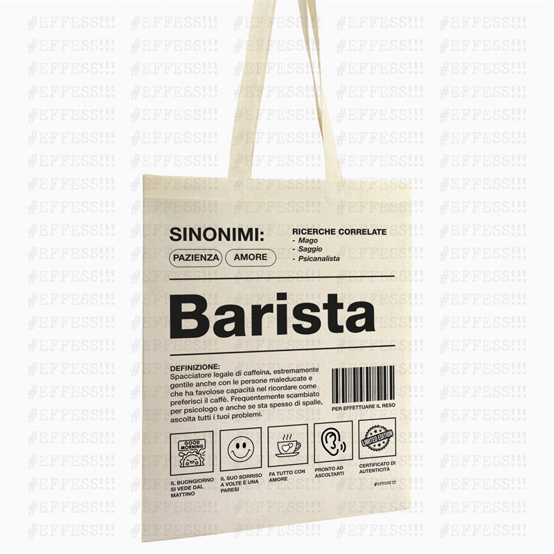 Tote Bag Mestieri - BARISTA