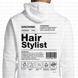 Felpa con cappuccio - Arte e Mestieri - HAIR STYLIST