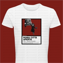 T-Shirt - ROMA CITTÀ APERTA - PANTONE 7622C