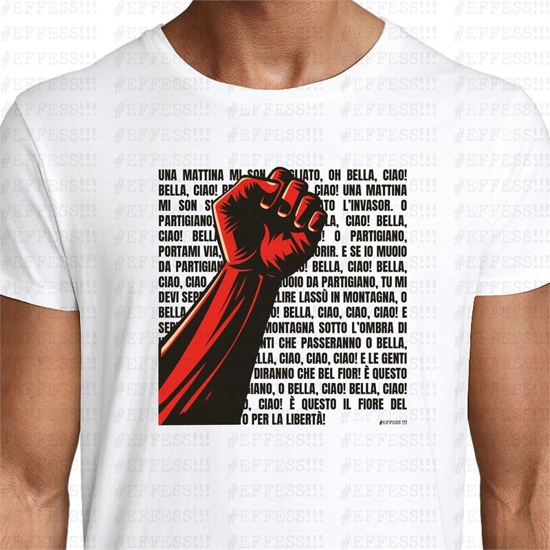 T-Shirt - Ricorrenze - 25 Aprile - PUGNO