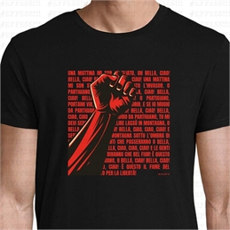 T-Shirt - Ricorrenze - 25 Aprile - PUGNO