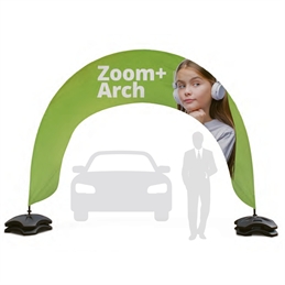 Bandiera ad arco - Zoom+ Arch