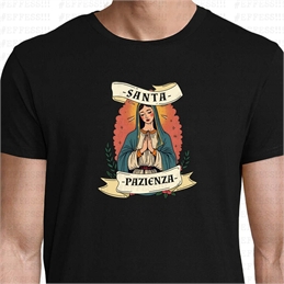 T-shirt - Meme Trash - SANTA PAZIENZA