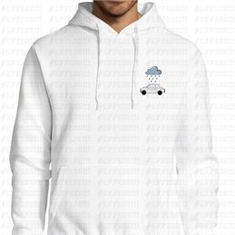 Felpa con Cappuccio - Meme Trash - NUVOLA DELL'IMPIEGATO