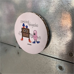 Calamita in cartone alveolare - Coppie Scoppiate - COMODINO E MIGNOLINO