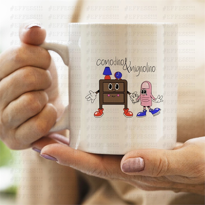 Tazza - Coppie Scoppiate - COMODINO E MIGNOLINO