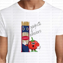 T-Shirt - Coppie Scoppiate - SPAGHETTI E POMODORO