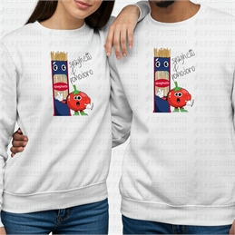 Felpa - Coppie Scoppiate - SPAGHETTI E POMODORO