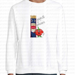 Felpa - Coppie Scoppiate - SPAGHETTI E POMODORO