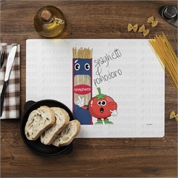Tovaglietta - Coppie Scoppiate - SPAGHETTI E POMODORO