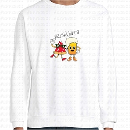 Felpa - Coppie Scoppiate - PIZZA E BIRRA