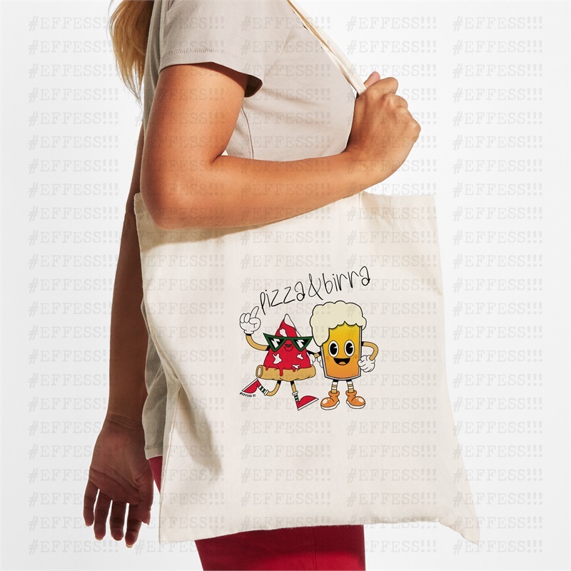 Tote Bag - Coppie Scoppiate - PIZZA E BIRRA