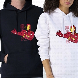 Comics - IRON MAN - FELPA CAPPUCCIO