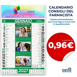 Calendario Consigli Del Farmacista personalizzato