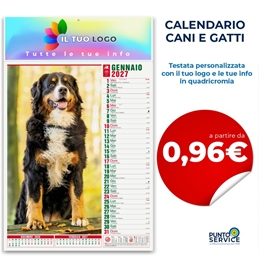 Calendario Cani e Gatti personalizzato