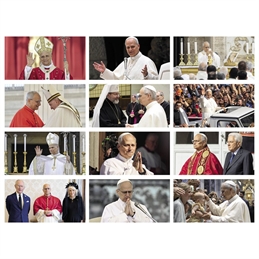 Calendario Papa Leone personalizzato