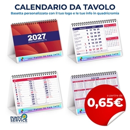 Calendario da Tavolo personalizzato