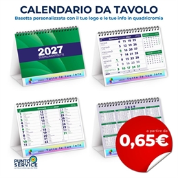 Calendario da Tavolo personalizzato