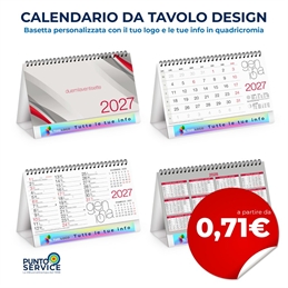 Calendario da Tavolo Design personalizzato