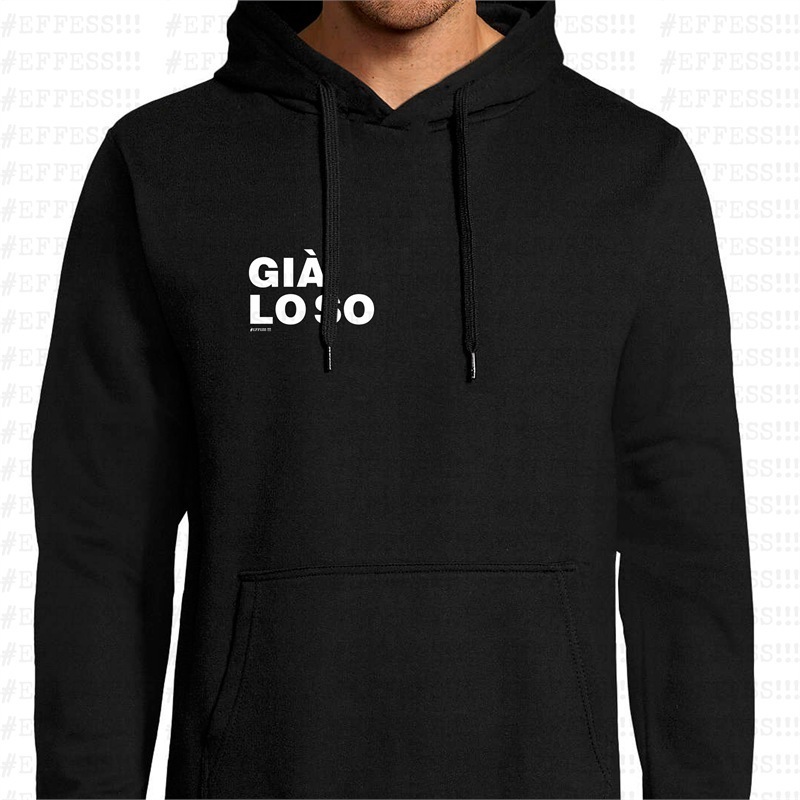 Felpa con Cappuccio - Frasaccazzo - GIÀ LO SO