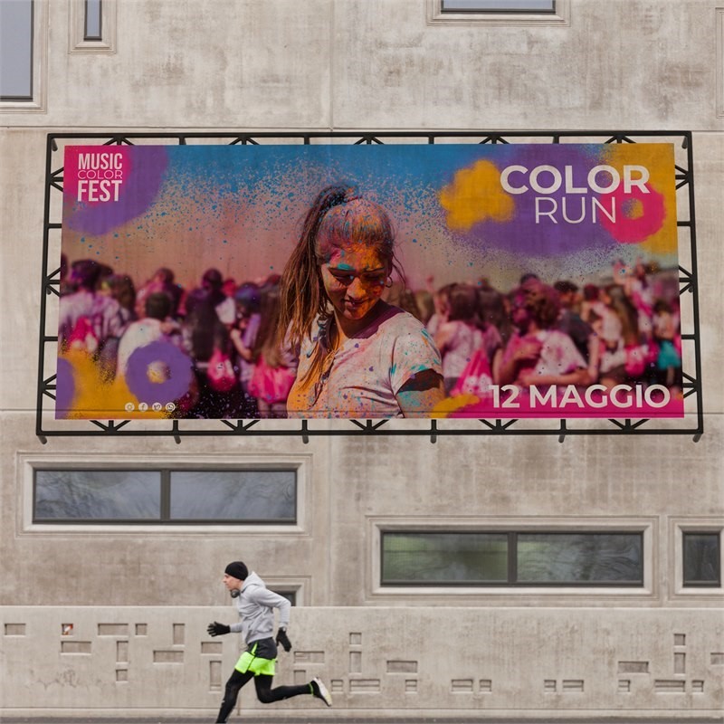 Striscioni personalizzati su banner in PVC spalmato 510g.