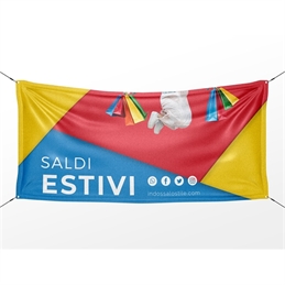 Striscioni personalizzati su banner in PVC spalmato 510g.