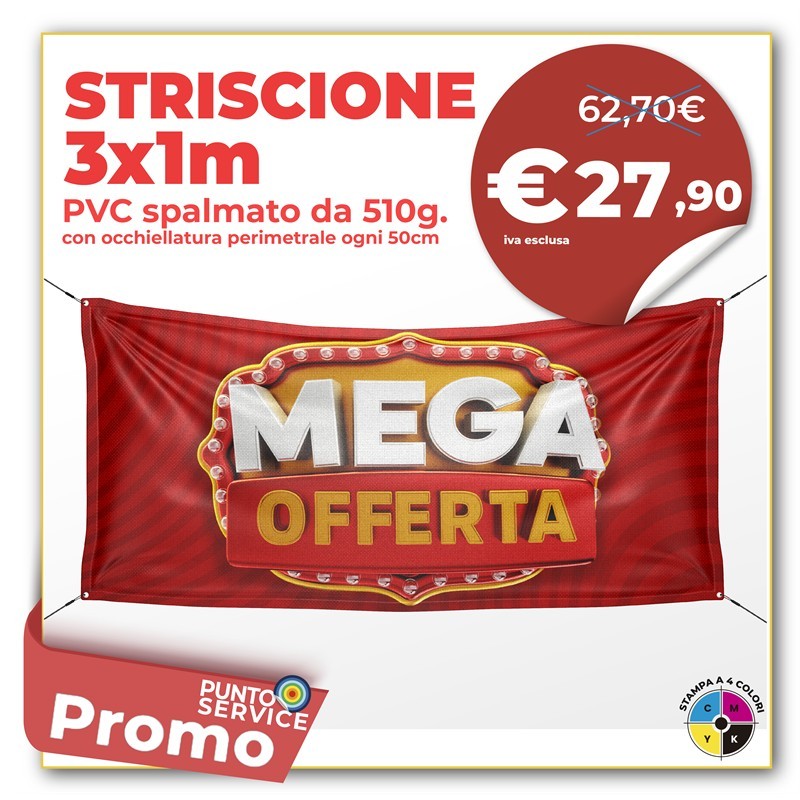 PROMO - Striscione 3x1m