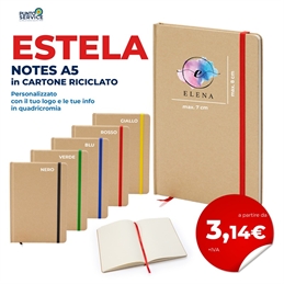 Estela - Notes in cartone riciclato
