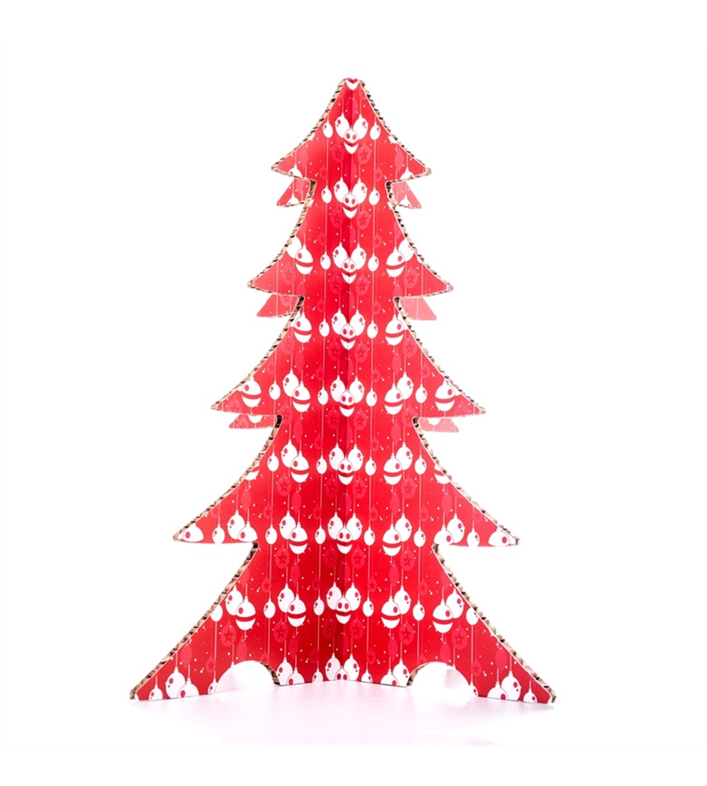 Albero Di Natale Rosso.Albero Di Natale Colorato Palline Rosso Psw Xmas Albcol 03