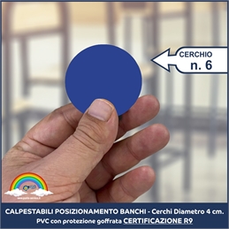 Cerchi Adesivi Posizionamento Banchi 6