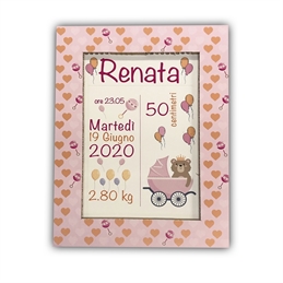 Quadretto Bimba Orsetto 2