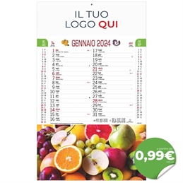 Calendario olandese frutta e ortaggi personalizzato