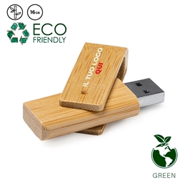 Chiavette usb in bambù personalizzate - Percy