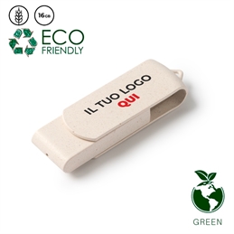 Chiavette USB in fibra di grano personalizzate - Kinox